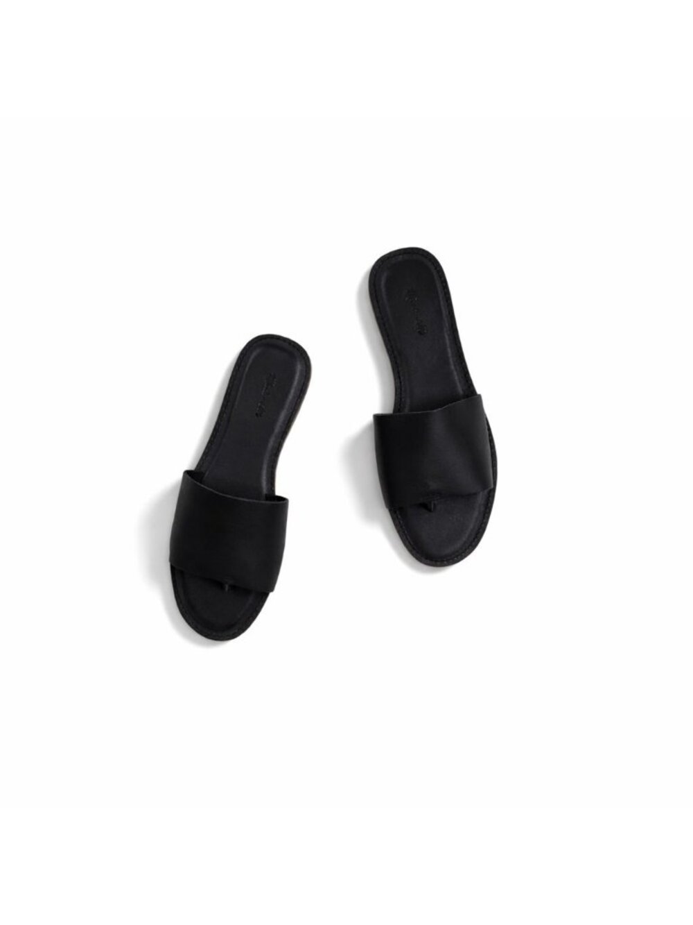 Madewell The Boardwalk Post Slide Sandal Women’s 7M Black Leather Summer - Picture 16 of 16